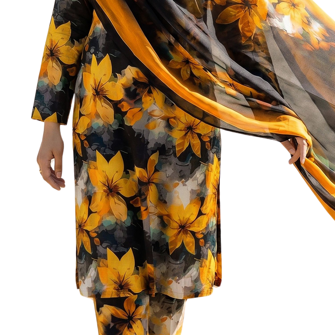Luminous Lily – Premium Lawn Vol. 646 (Design 05)