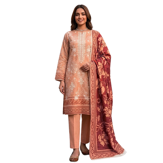 Artisanal Threads | Design 03 | The Peach Terracotta Ensemble