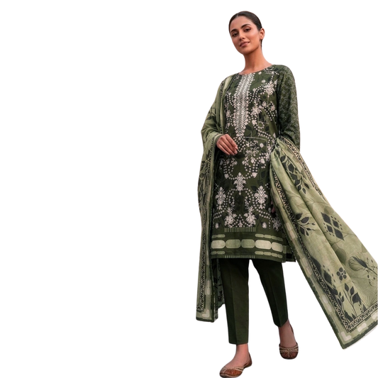 Artisanal Threads | Design 04 | The Aquamarine Floral Bloom