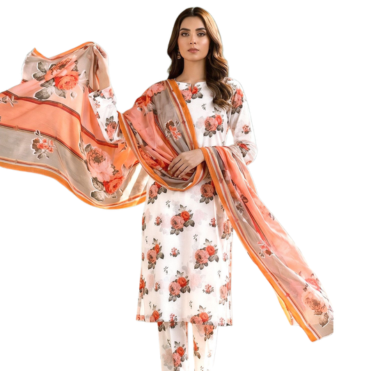 Seamless Elegance: The Allover Edit | Design 05 | The Coral Nectar Ensemble