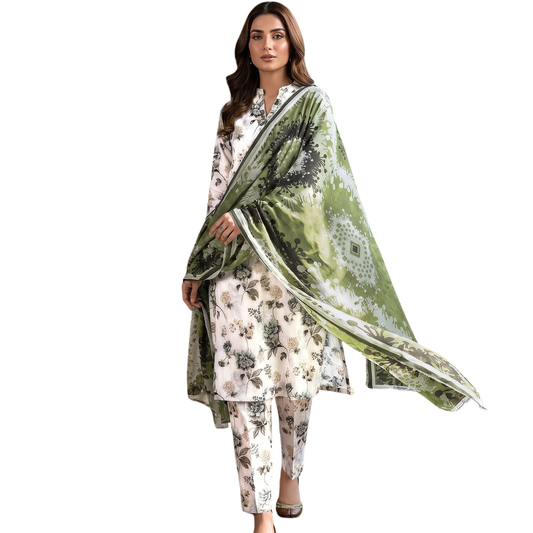 Seamless Elegance: The Allover Edit | Design 07 | The Mossy Verdure Ensemble