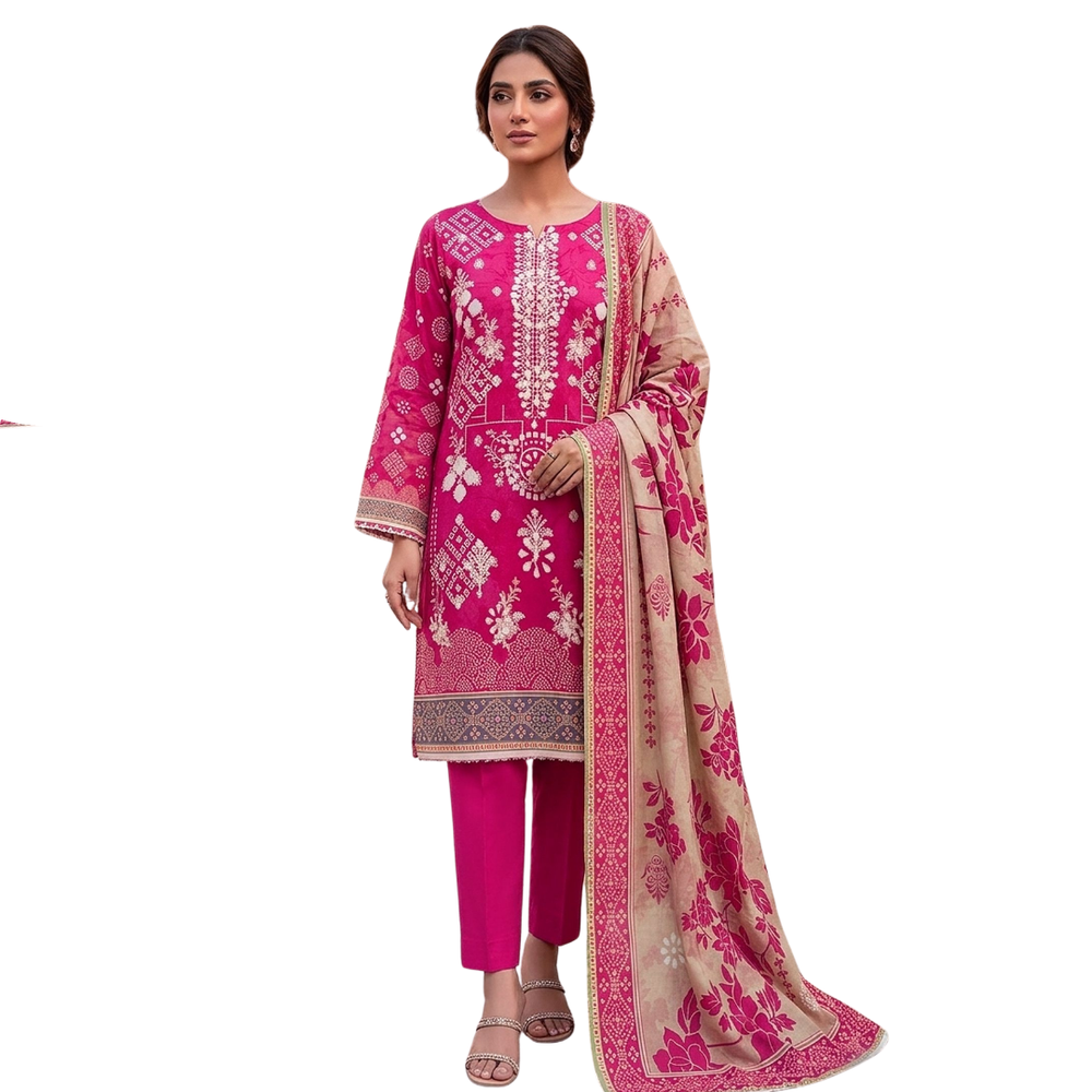 Artisanal Threads | Design 05 | The Radiant Magenta Bloom