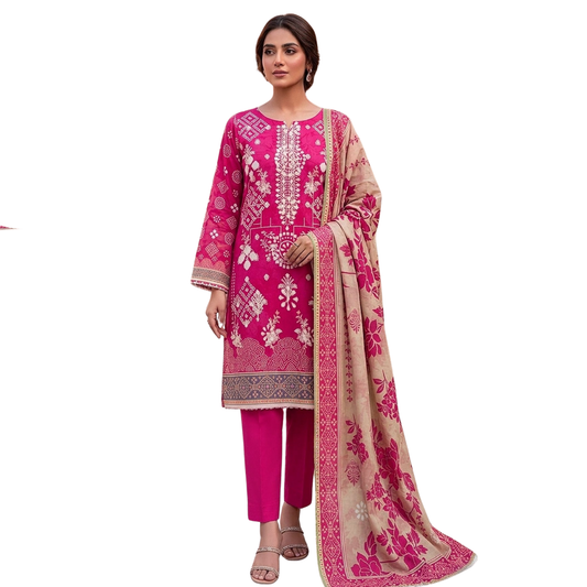 Artisanal Threads | Design 05 | The Radiant Magenta Bloom