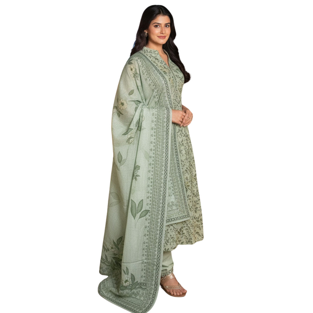 Timeless Grace: The Heritage Series | Premium Digital Print Lawn – Vol 484