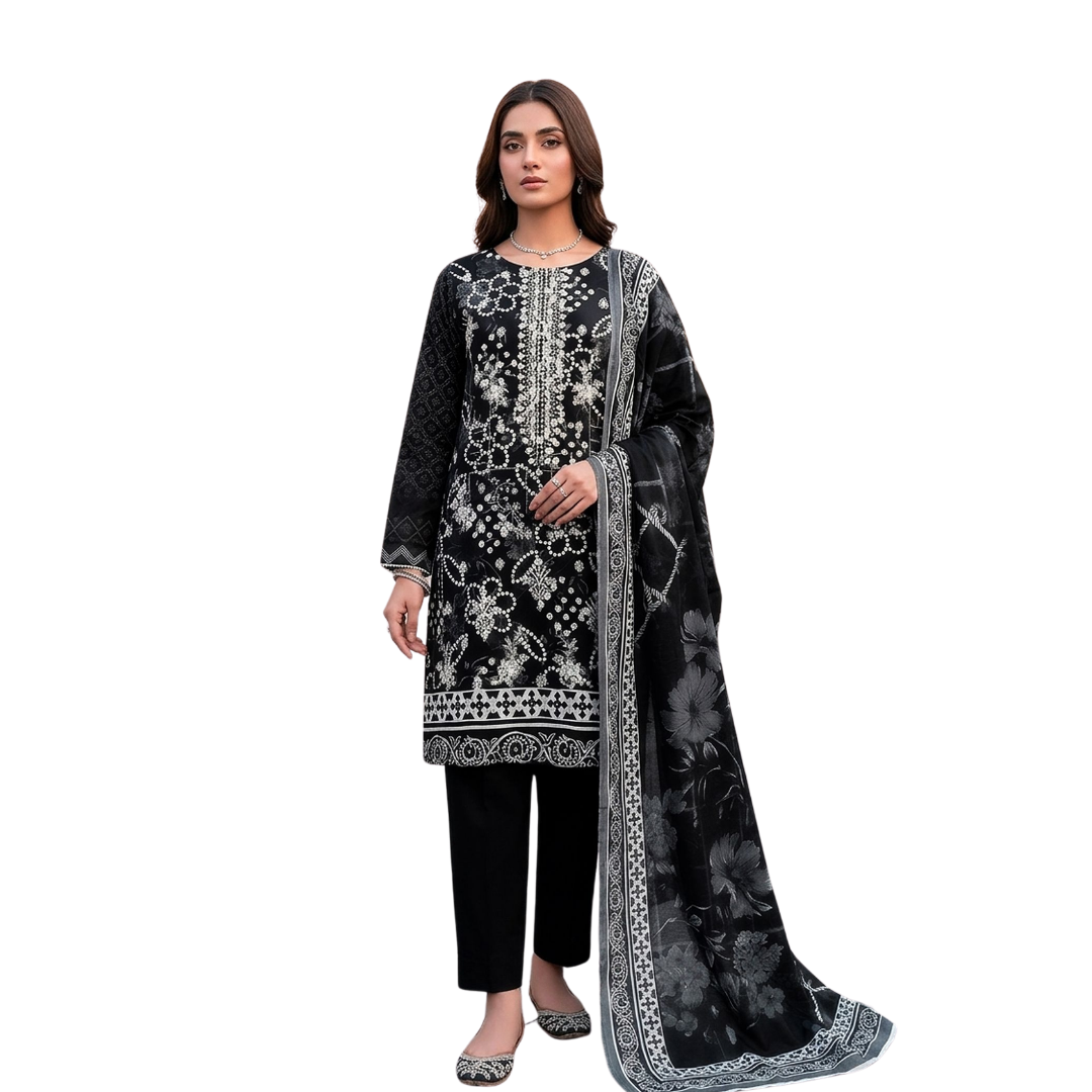 Artisanal Threads | Design 02 | The Monochrome Masterpiece