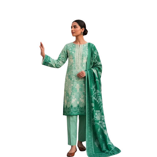 Artisanal Threads | Design 06 | The Emerald Mint Fusion