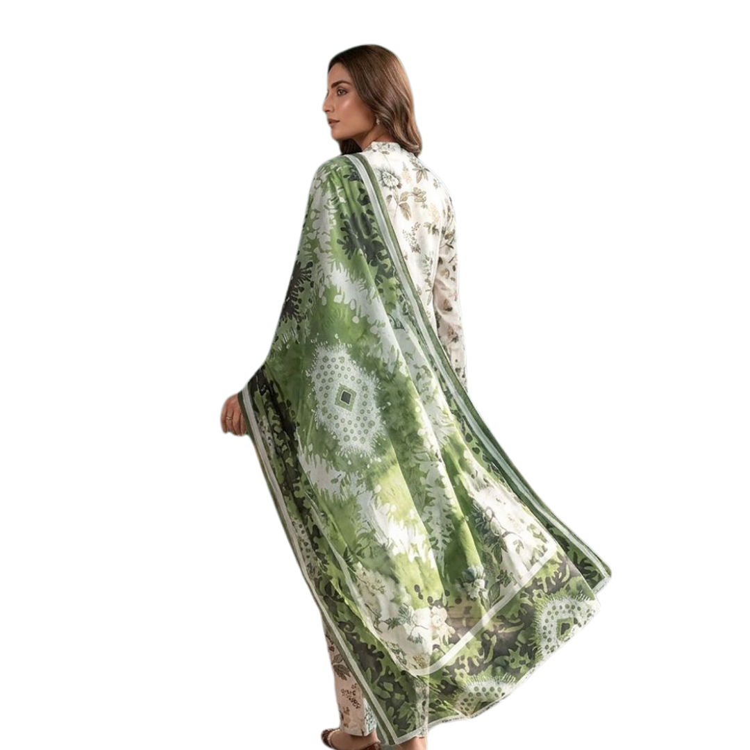 Seamless Elegance: The Allover Edit | Design 07 | The Mossy Verdure Ensemble