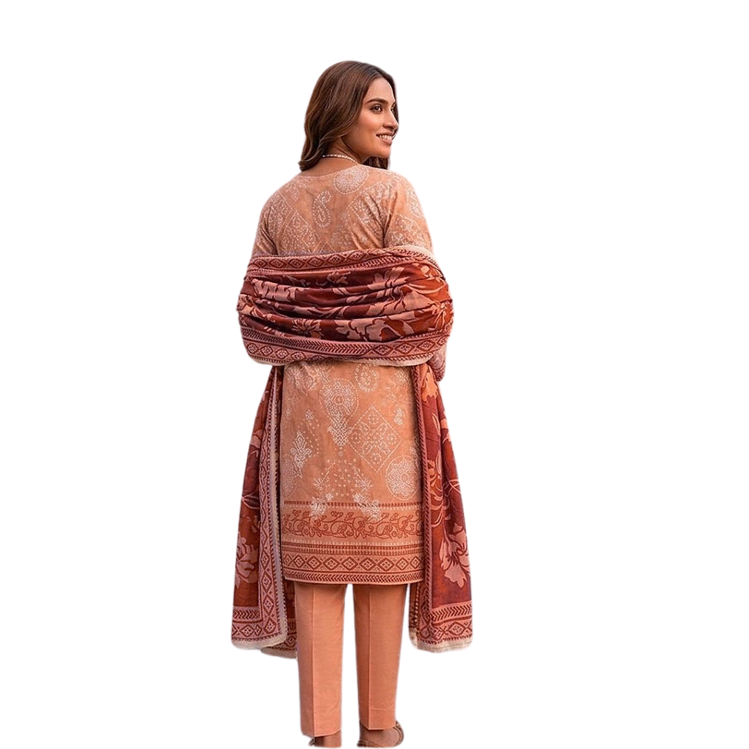 Artisanal Threads | Design 03 | The Peach Terracotta Ensemble