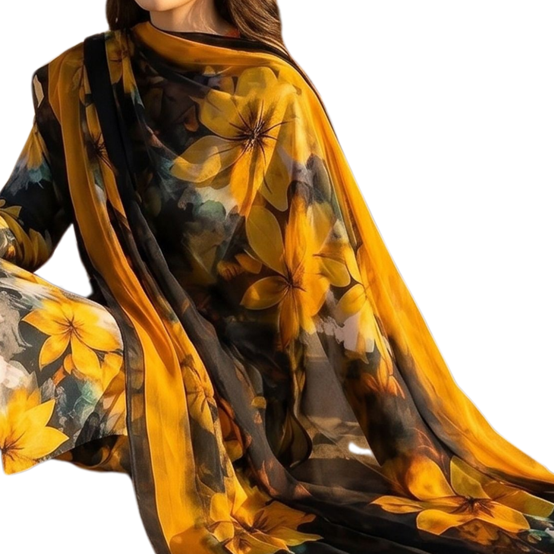 Luminous Lily – Premium Lawn Vol. 646 (Design 05)