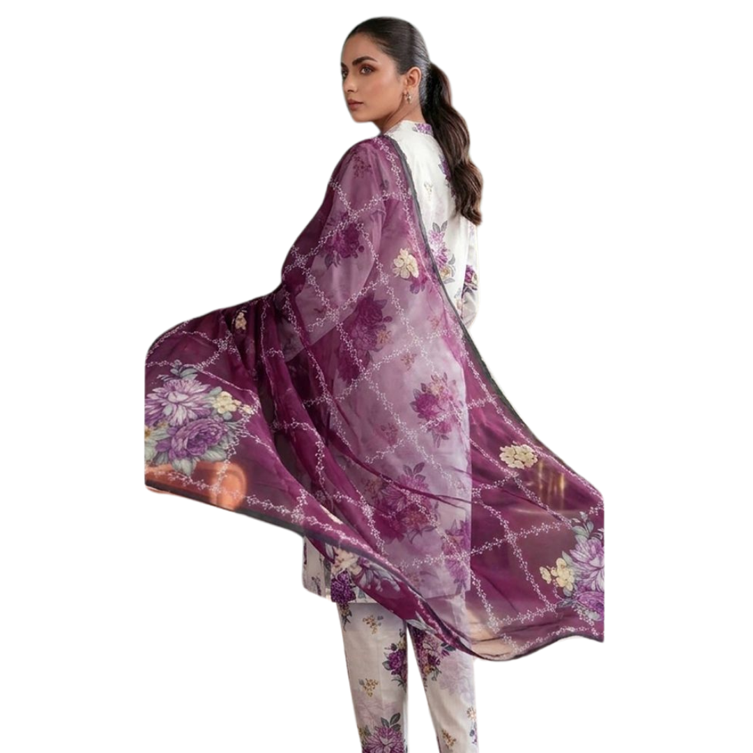 Seamless Elegance: The Allover Edit | Design 06 | The Plum Dahlia Ensemble