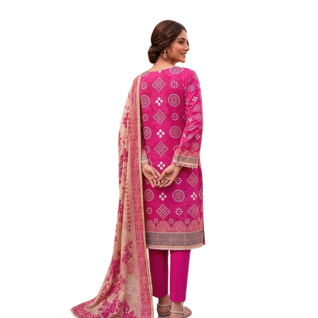 Artisanal Threads | Design 05 | The Radiant Magenta Bloom