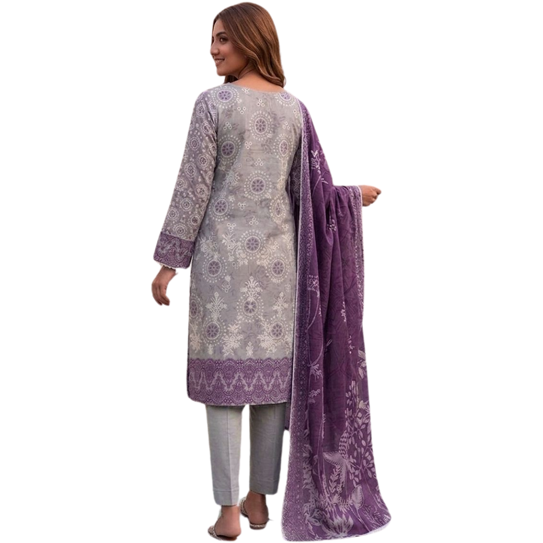 Artisanal Threads | Design 01 | Lavender Mist & Royal Plum624
