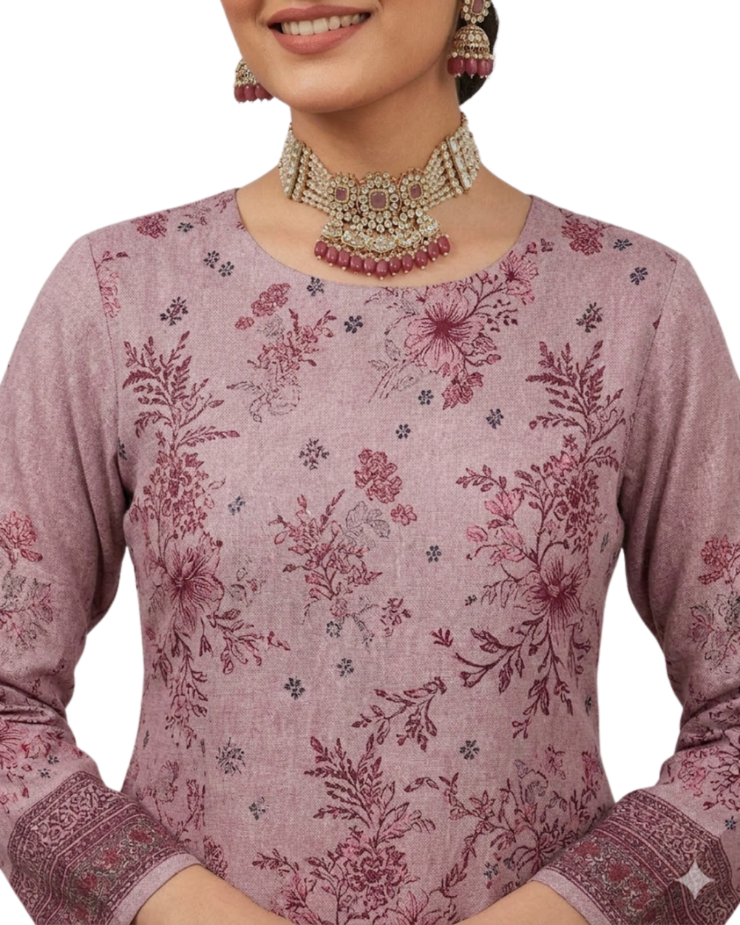 Timeless Grace: The Heritage Series | Premium Digital Print Lawn – Vol 484 (Design 06)