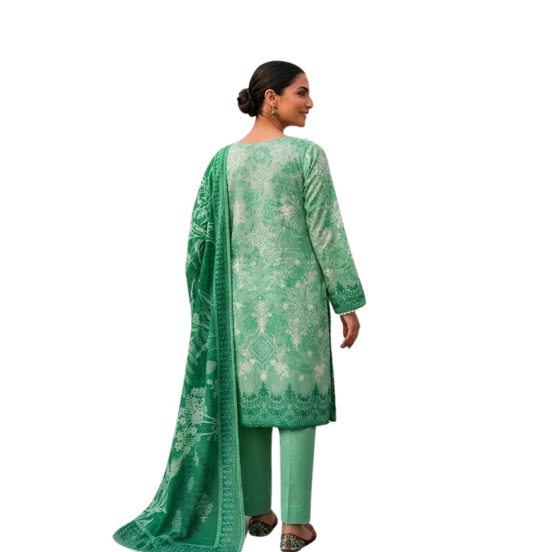 Artisanal Threads | Design 06 | The Emerald Mint Fusion