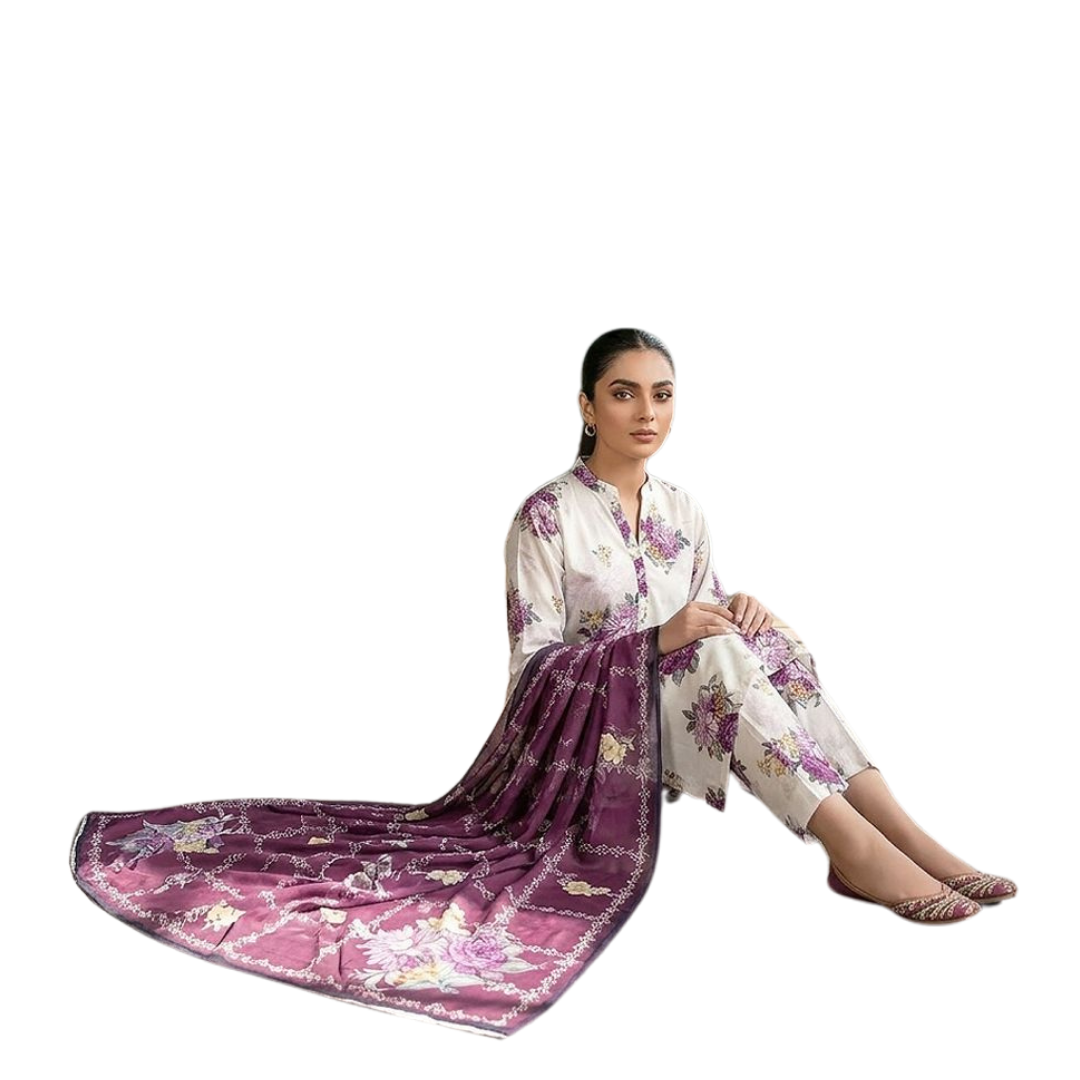 Seamless Elegance: The Allover Edit | Design 06 | The Plum Dahlia Ensemble