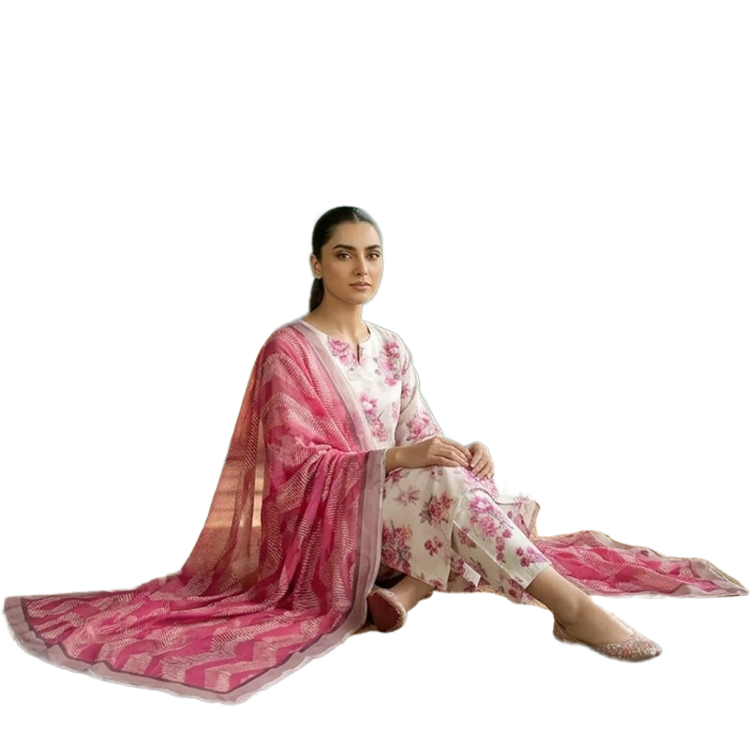 Seamless Elegance: The Allover Edit | Design 08 | The Blush Peony Ensemble