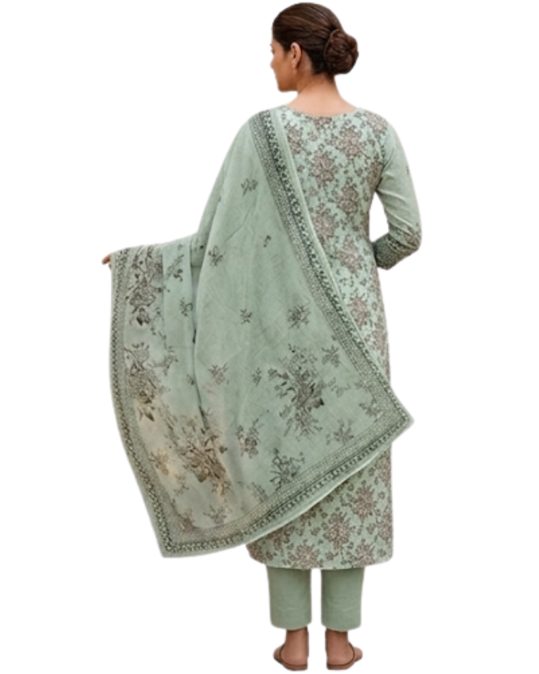 Timeless Grace: The Heritage Series | Premium Digital Print Lawn – Vol 484 (Design 05)