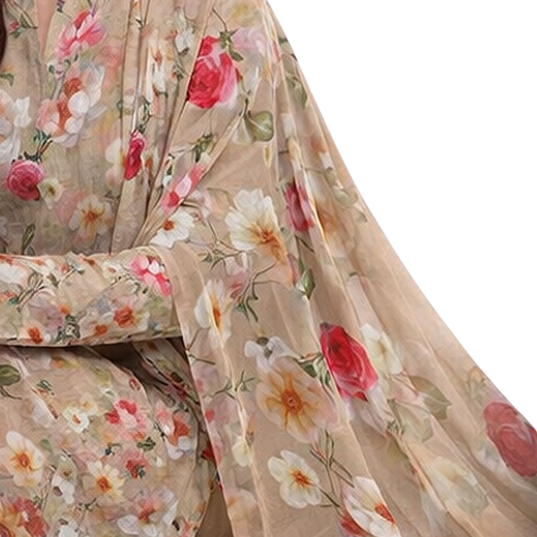 3-Piece Digital Allover Print Dabby Lawn Suit – Vol 612 (Design 8)