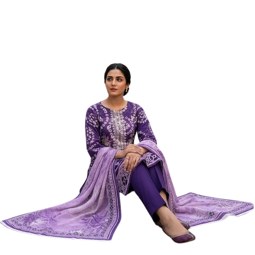 Artisanal Threads | Design 07 | The Royal Amethyst Ensemble