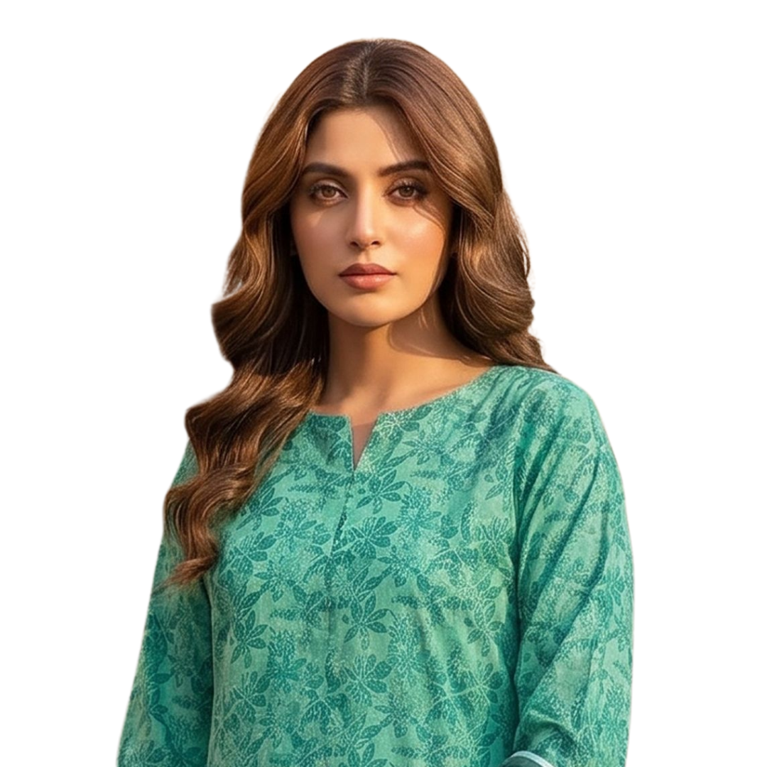 Seamless Elegance | Premium Lawn 3-Piece – Design 05 (Vol. 630)