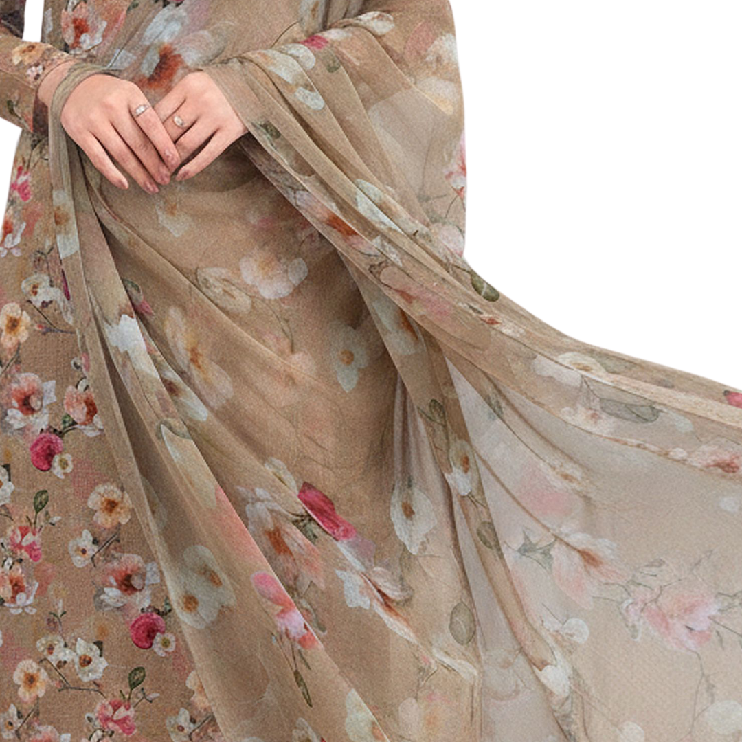 3-Piece Digital Allover Print Dabby Lawn Suit – Vol 612 (Design 8)