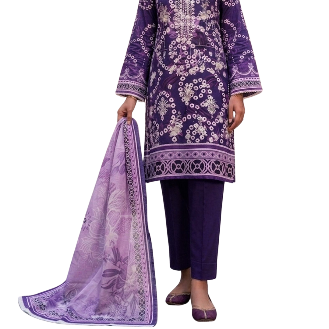 Artisanal Threads | Design 07 | The Royal Amethyst Ensemble