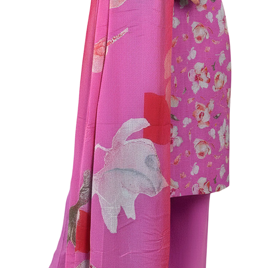 3-Piece Digital Allover Print Dabby Lawn Suit – Vol 612 (Design 3)