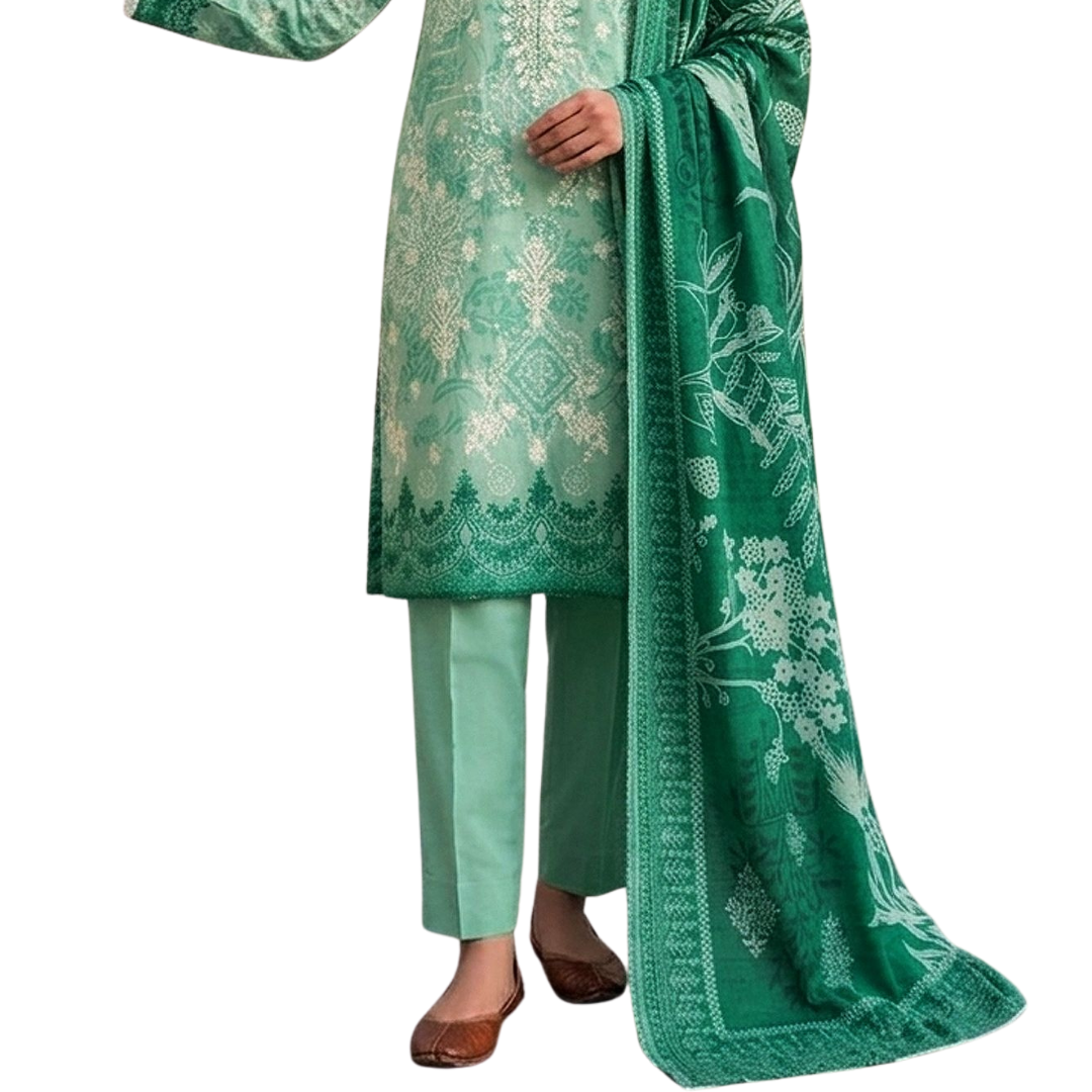 Artisanal Threads | Design 06 | The Emerald Mint Fusion