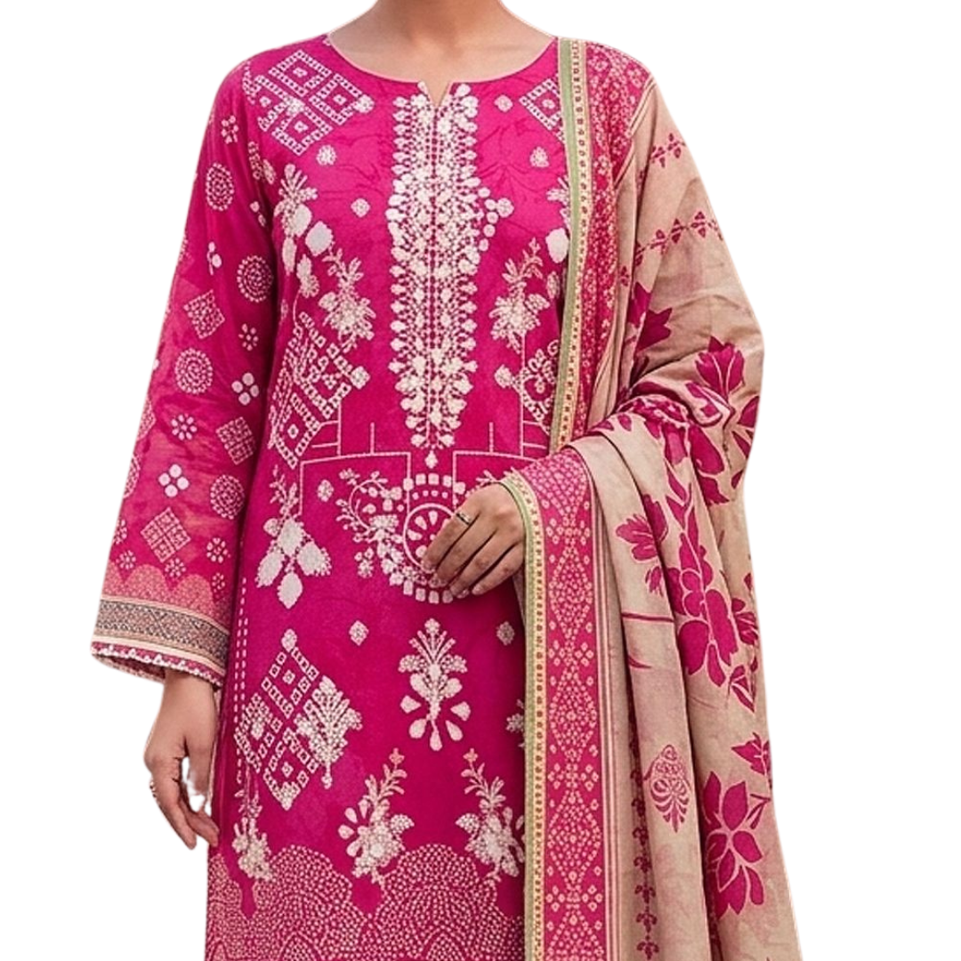 Artisanal Threads | Design 05 | The Radiant Magenta Bloom