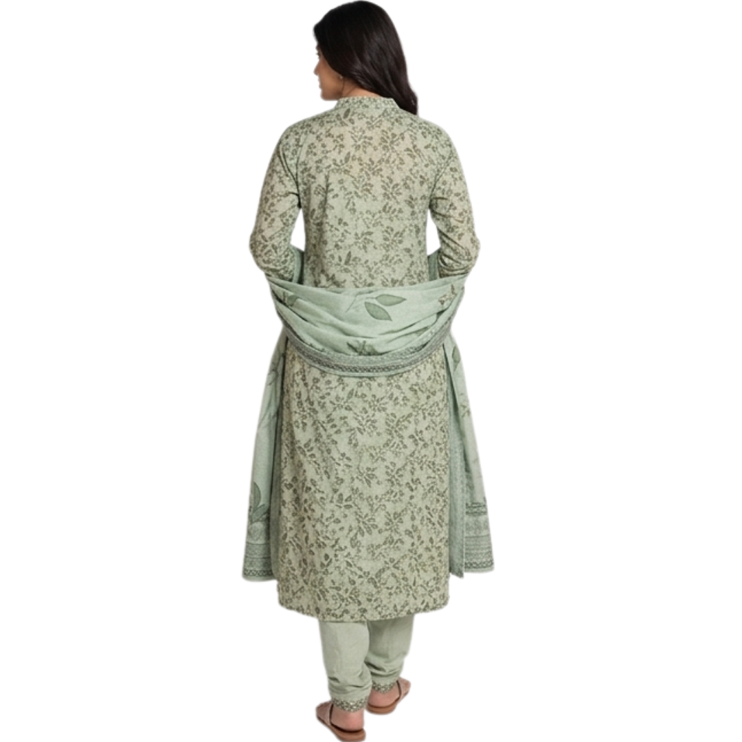 Timeless Grace: The Heritage Series | Premium Digital Print Lawn – Vol 484