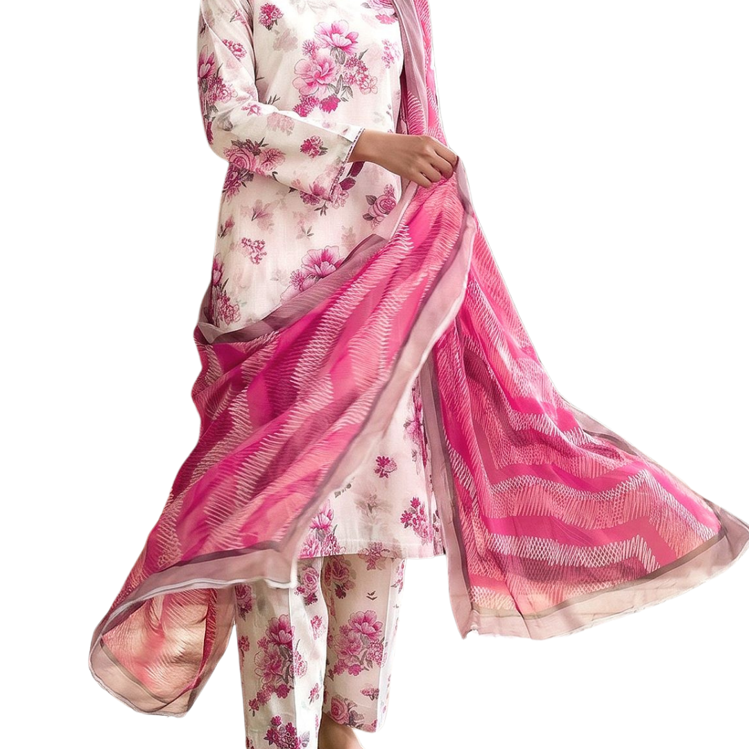 Seamless Elegance: The Allover Edit | Design 08 | The Blush Peony Ensemble