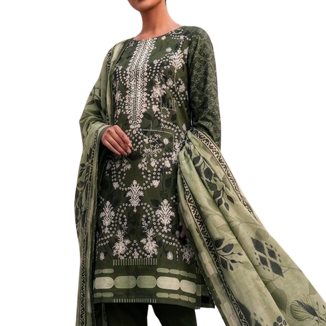 Artisanal Threads | Design 04 | The Aquamarine Floral Bloom