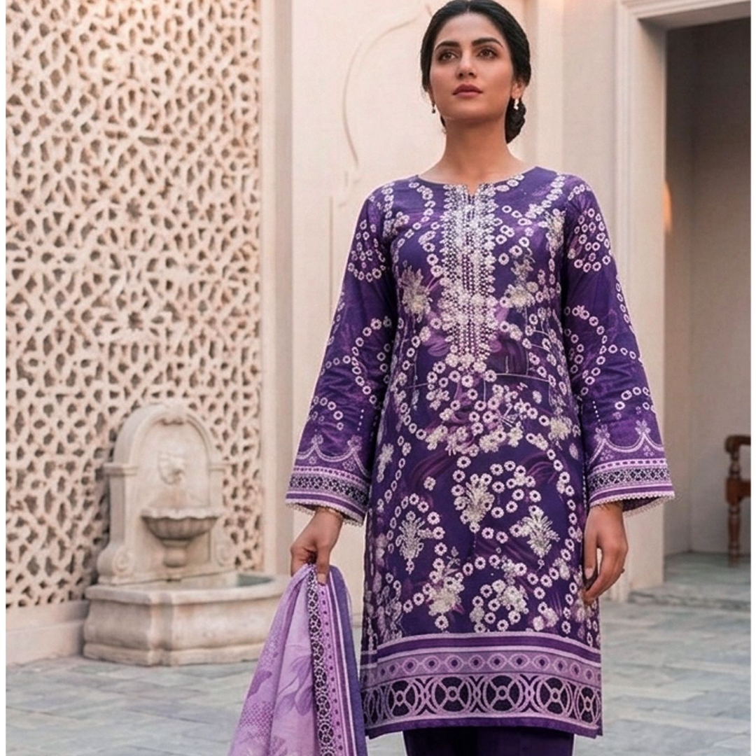 Artisanal Threads | Design 07 | The Royal Amethyst Ensemble