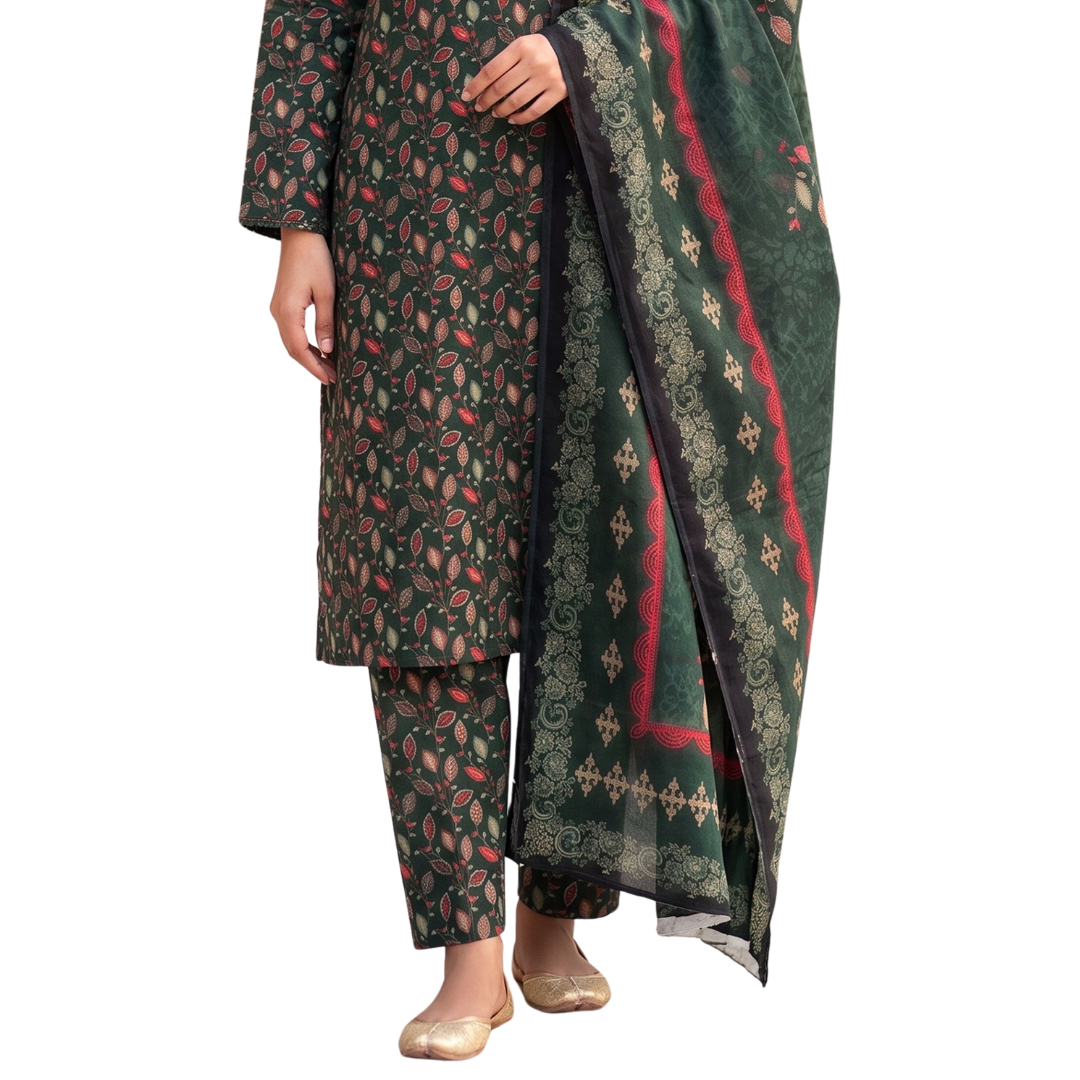 Seamless Elegance | Premium Lawn 3-Piece – Design No. 1 (Volume 630)
