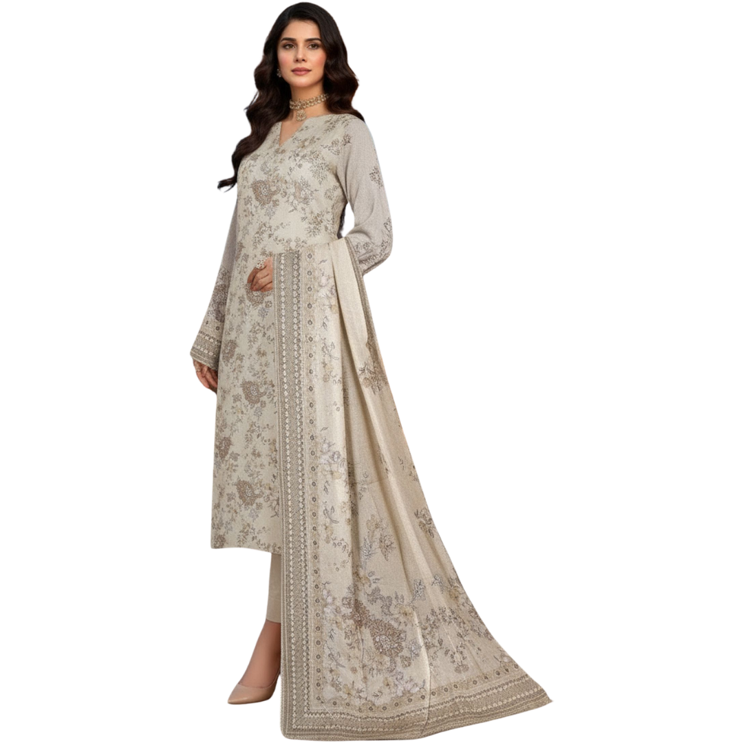 Mom’s Collection | Digital Print Premium Lawn & Voile Dupatta – Vol 484